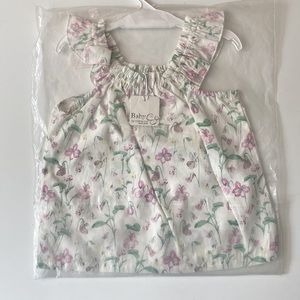 NWT CZ BABY by Carolina Zapf Girls Floral Blouse - 3 years